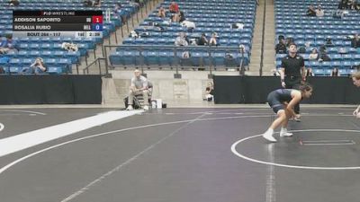 117 lbs 3rd Place Match - Rosalia Rubio, Bellevue vs Addison Saporito, Ottawa University