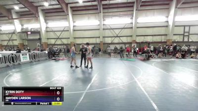 170 lbs Quarterfinal - Kyrin Doty, MT vs Hayden Larson, OR