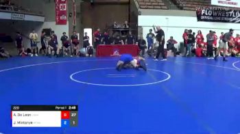 220 lbs Round 3 (16 Team) - Anthony De Leon, LAWA vs Jase Mintonye, REWA