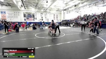 125 lbs Cons. Round 3 - Sofia Trujillo, La Serna vs Emily Gomez, Diamond Ranch