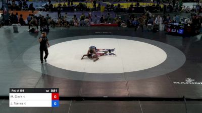 120 lbs Rnd Of 128 - Marlo Clark, FL vs Justin J Torres, AZ