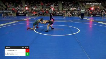 70 lbs Prelims - Caleb Schaefer, Maurer Coughlin WC vs Jack Cranford, Brushy WC