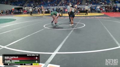 6A/5A Girls 170 Quarterfinal - Isabel Herring, Cleveland Girls vs Nuri Castillo, McKay Girls