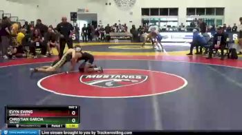 113 lbs Quarterfinal - Evyn Ewing, Canyon (Anheim) vs Christian Garcia, Walnut