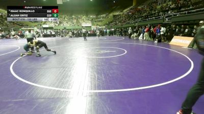 122 lbs Quarterfinal - Isaac Ronquillo, Bakersfield vs Alijah Ortiz, Clovis North