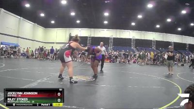 Round 1 (4 Team) - Riley Stokes, Relentless Wrestling vs Jocelynn Johnson, Bad Bass