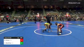 84 lbs Consolation - Garon Kaiser, Oklahoma Wrestling Academy vs Zachary Beadling, Rhino