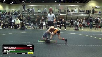 70 lbs Cons. Round 1 - Deegan Dolan, Clio Youth Wrestling vs Trevor Mills, Unattached