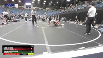 92 lbs Placement - Graham Schmidt, Brawlers vs Leo Cohen, Black Fox Academy