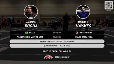 Jasmine Rocha vs Madelyn Haymes 2023 ADCC Florida Open