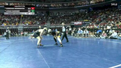2A-190 lbs Champ. Round 1 - Donovan Hedrington, Atlantic vs Logan Gardner, Eddyville-Blakesburg-Fremont
