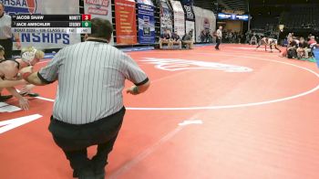 106 Class 2 lbs Cons. Round 2 - Jacob Shaw, Monett vs Jace Amschler, Ste. Genevieve