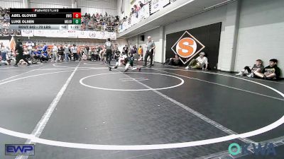 70 lbs Semifinal - Abel Glover, Brushy Wrestling Club vs Luke Olsen, Mojo Grappling Academy