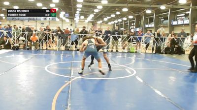 113 lbs Rr Rnd 1 - Lucas Barbieri, Evil Empire - HSB vs Forest Rose, Blue And White Wrestling Club - HSB