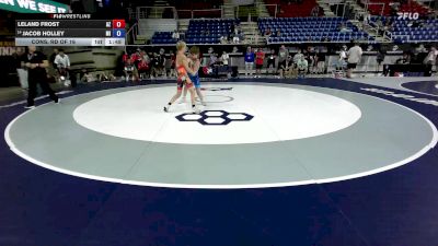 100 lbs Cons. Rd Of 16 - Leland Frost, AZ vs Jacob Holley, MI