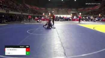 152 lbs Quarterfinal - Angelo Barahona, California vs Isaiah Lee, Danville Wrestling Club