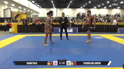 Placido Carl Santos vs Hasnat Raza 2025 World IBJJF Jiu-Jitsu No-Gi Championship