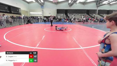 93 lbs Rr Rnd 5 - Elijah Logan, Apex K-6 Club vs Kane Hagerty, Washington Twp