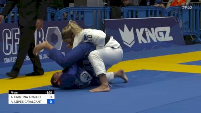 ANA CRISTINA ARAUJO RODRIGUES vs ANDREIA LOPES CAVALCANTE 2023 European Jiu-Jitsu IBJJF Championship