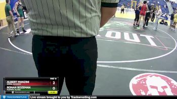 170 Gold 1st Place Match - Ronan Bozeman, Fleming Island vs Albert Manzini, Doral Academy