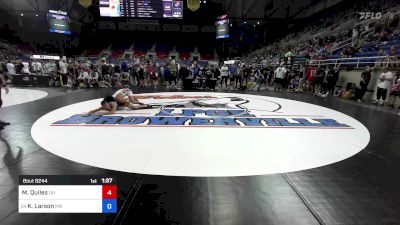 165 lbs Rnd Of 64 - Malik Quiles, OH vs Kane Larson, MN