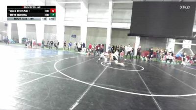 110 lbs Semifinal - Jace Brackett, Team Grand Valley Elite vs Rett Huerta, Sanderson Wrestling Academy