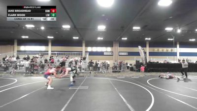 165 lbs Consi Of 16 #1 - Jake Broadhead, Crimson Cliffs vs Clark Wood, Legends Of Gold LV