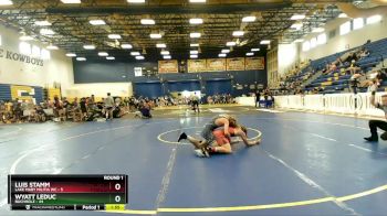 165 lbs Round 1 (8 Team) - Wyatt Leduc, Buchholz vs Luis Stamm, Lake Mary Militia WC