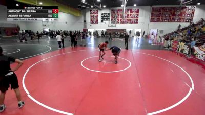 215 lbs 3rd Place Match - Anthony Baltierra, Engage vs Albert Esparza, Engage