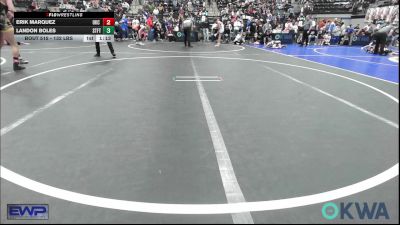 132 lbs Semifinal - Erik Marquez, OKC Saints Wrestling vs Landon Boles, Standfast