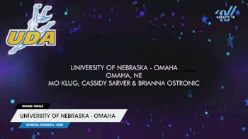 University of Nebraska - Omaha [2025 Division I - Pom Finals] 2025 UCA & UDA College Cheerleading & Dance Team National Championship