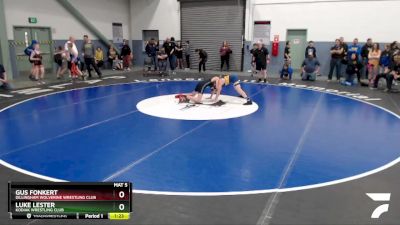 102 lbs Final - Luke Lester, Kodiak Wrestling Club vs Gus Fonkert, Dillingham Wolverine Wrestling Club