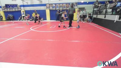 62 lbs Rr Rnd 4 - Maizy Coday, Beggs Youth Wrestling Program vs Graycie Card, Tulsa Blue T Panthers