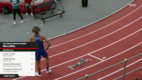 Men's 300m, Prelims 1