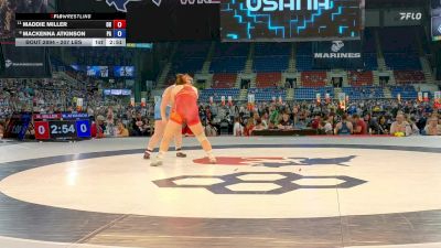 207 lbs Champ. Rd Of 16 - Maddie Miller, OH vs MacKenna Atkinson, PA