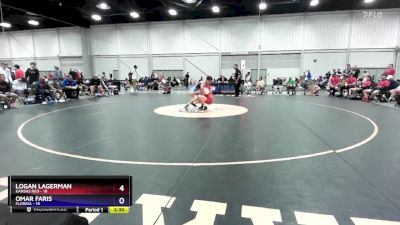 150 lbs Semis & 3rd Wb (16 Team) - Logan Lagerman, Kansas Red vs Omar Faris, Florida