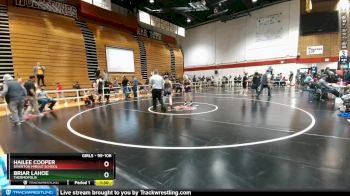 99-108 lbs 1st Place Match - Briar Lahoe, Thermopolis vs Hailee Cooper, Riverton Middle School