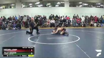 116 lbs Cons. Round 3 - Foley Kedzior, Warren Pride WC vs Mitchell Jones, Plymouth Canton WC