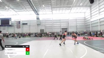 190 lbs Quarterfinal - Ezekiel Tackett, Silverback WC vs Zander Winslett, Parker Invictus WC