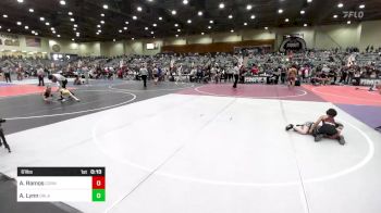 61 lbs Consolation - Alvaro Ramos, Corning PAL vs Amani Lynn, Orland Wrestling