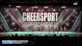 LA All Stars - Stardom [2026 L2 Junior - Medium Day 2] 2026 CHEERSPORT National All Star Cheerleading Championship