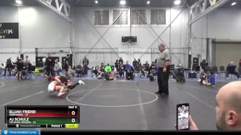 92 lbs Round 3 (4 Team) - AJ Schulz, Vougars Honors vs Elijah Friend, Warhawks