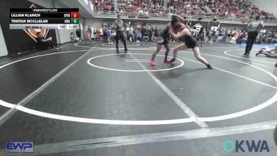 117 lbs Rr Rnd 2 - Lillian Klarich, Sperry Wrestling Club vs Tristan McCllelan, HURRICANE WRESTLING ACADEMY