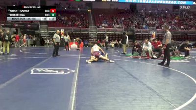 3A-175 lbs Cons. Round 3 - Chase Rial, Bondurant-Farrar vs Grant Touney, Dowling Catholic