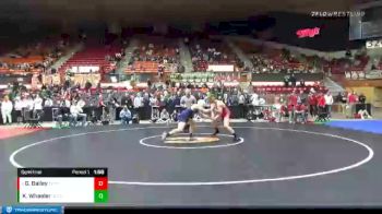 182 lbs Semifinal - Gabriel Bailey, Tonganoxie vs Kale Wheeler, Scott Community