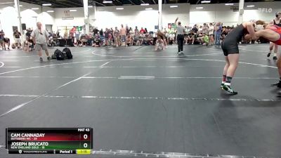 150 lbs Round 1 (4 Team) - Joseph Brucato, New England Gold vs Cam Cannaday, Outsiders WC