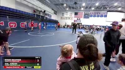 70 lbs Cons. Semi - Kail Jordan, Casper Wrestling Club vs Ryker Brammer, Windy City Wrestlers