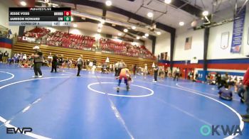 80 lbs Consi Of 4 - Jesse Voss, Skiatook Youth Wrestling vs Jamison Howard, Caney Valley Wrestling