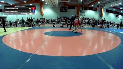 120 lbs Quarterfinal - Tavian Melvin, Palm Wrestling Academy vs Luke Hamilton, Beach Boyz