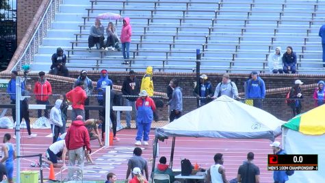 Men's 100m Championship, Heat 6